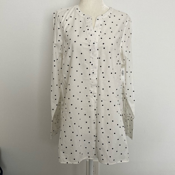 Old Navy Polka Dot Long Sleeve Shirt - Picture 1 of 7